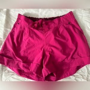 Adorable and very comfortable Lululemon pink shorts- size. 6